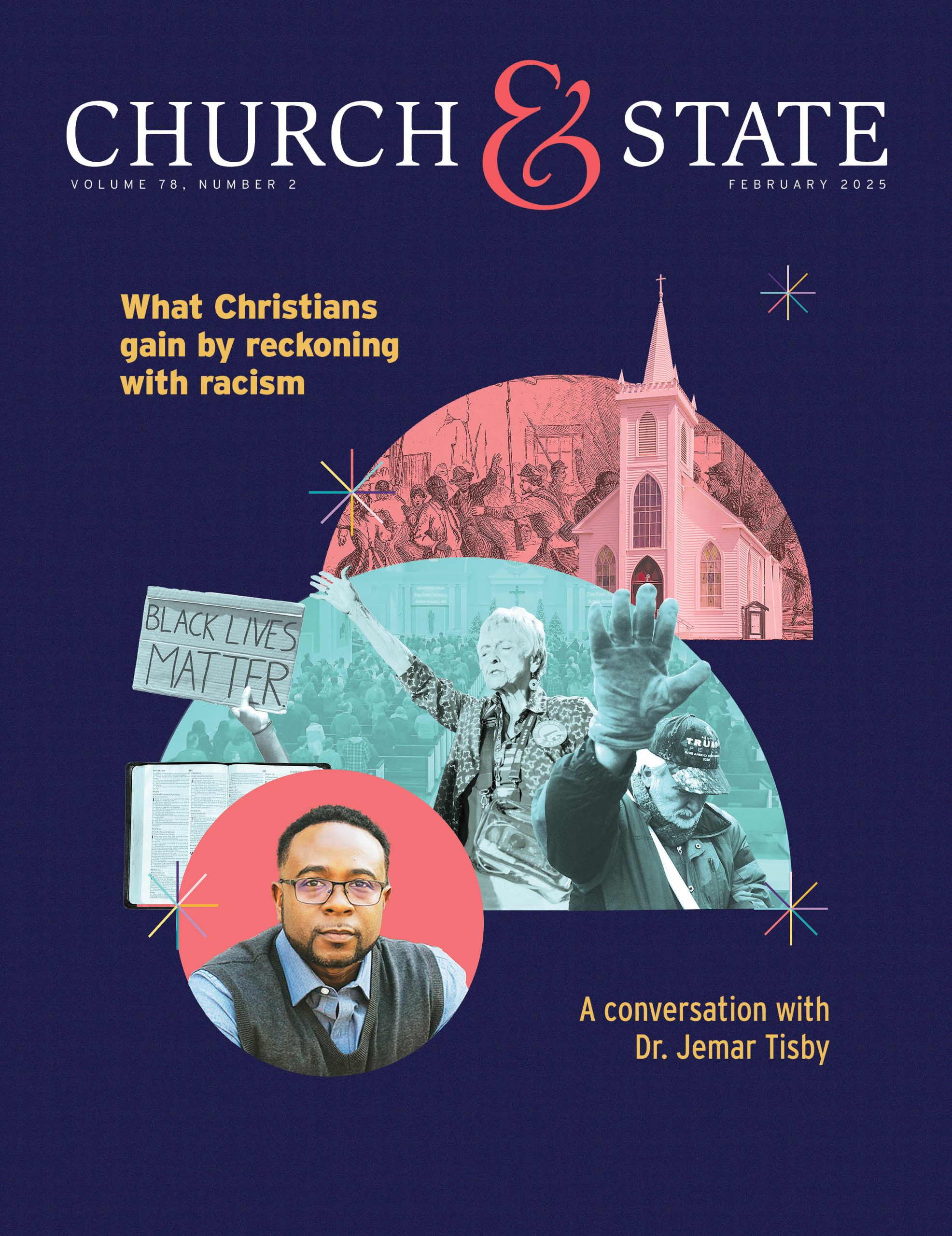 Feb 25 Church and State Magazine cover featuring Dr. Jemar Tisby