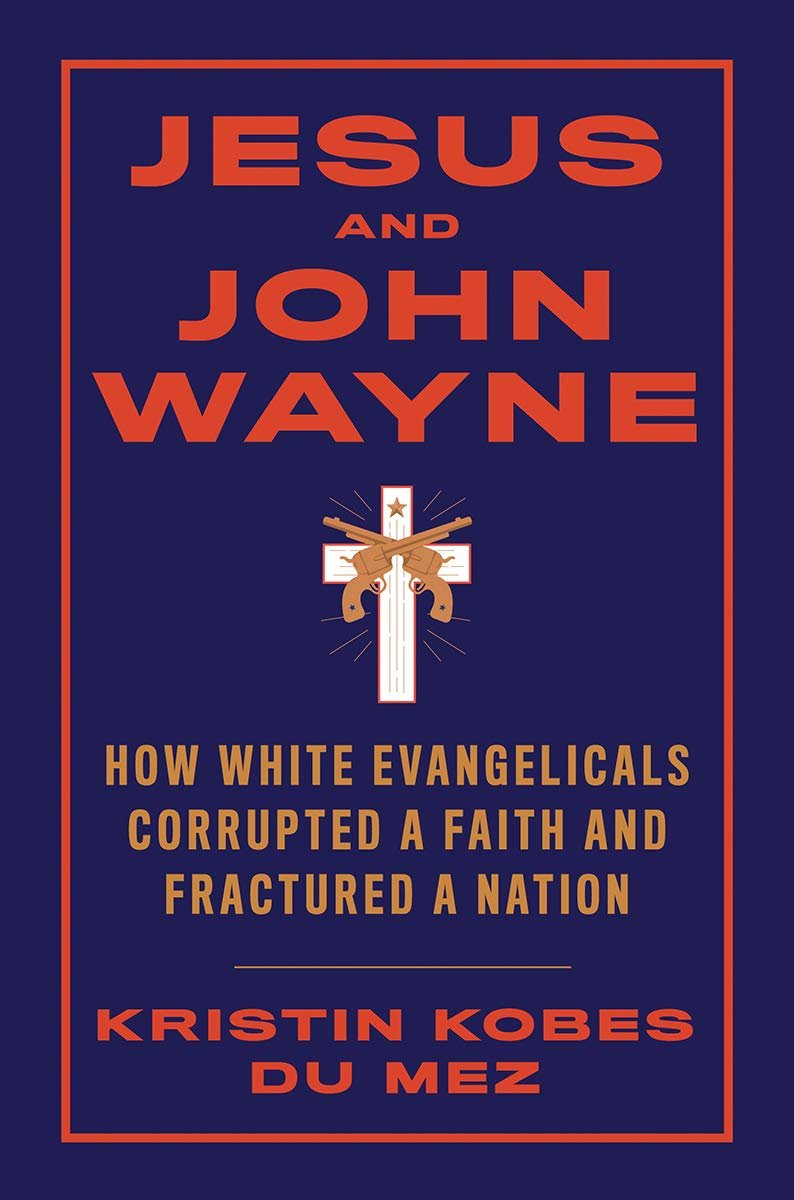 a blue and orange cover with a cross and a gun